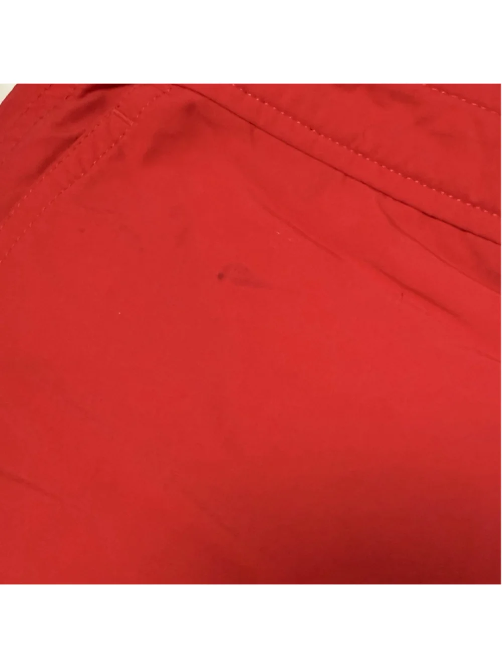 Orlebar Brown Bulldog Swim Trunks Mens 36 Adjustable Red 5” Inseam *SPOTS*